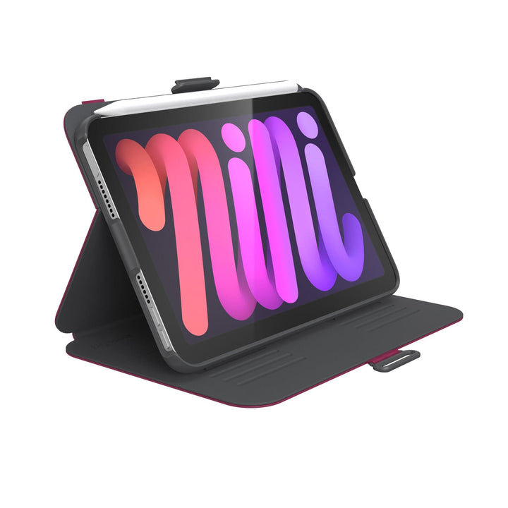 Speck Balance Folio for iPad mini 6th gen - Very Berry Red