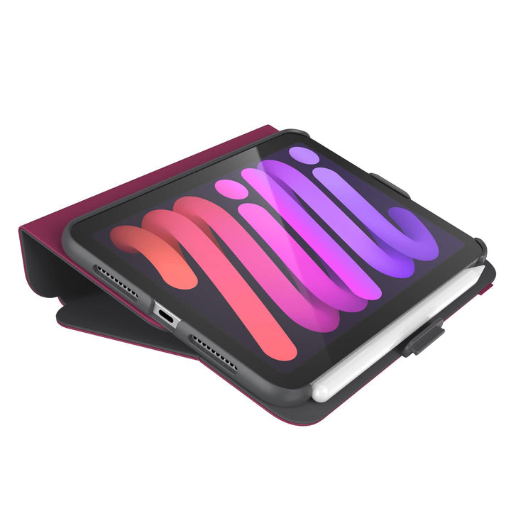 Speck Balance Folio for iPad mini 6th gen - Very Berry Red
