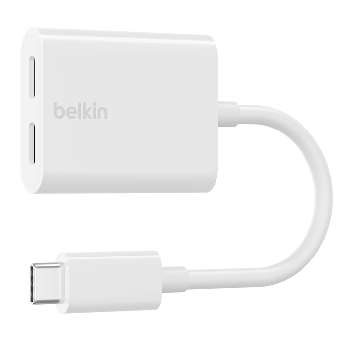 Belkin Dual USB-C Audio Charge Adapter