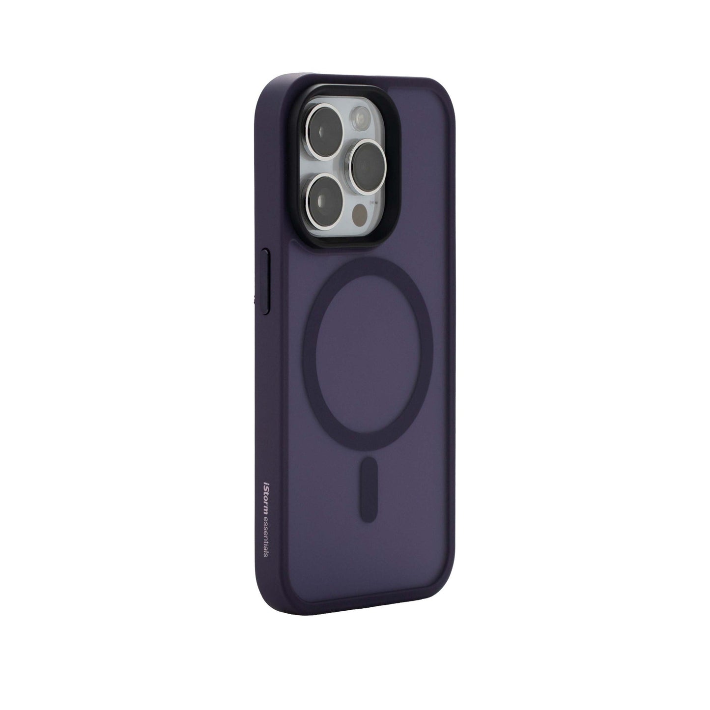 iStorm essentials iPhone 14 Pro Max Magnetic Silicone Case Deep Purple