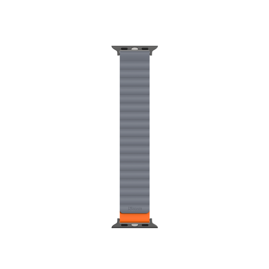 iStorm essentials 45mm Reversible Magnetic Strap Gray + Orange