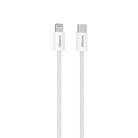 iStorm essentials USB-C to Lightning Braided Cable, 2m