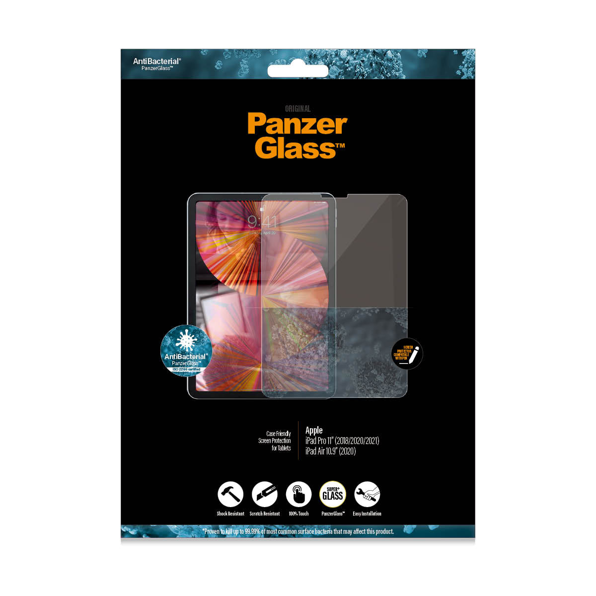 PanzerGlass Screen Protector for iPad Pro 11" (1st/2nd/3rd gen) / iPad Air 10.9" (4th/5th gen)