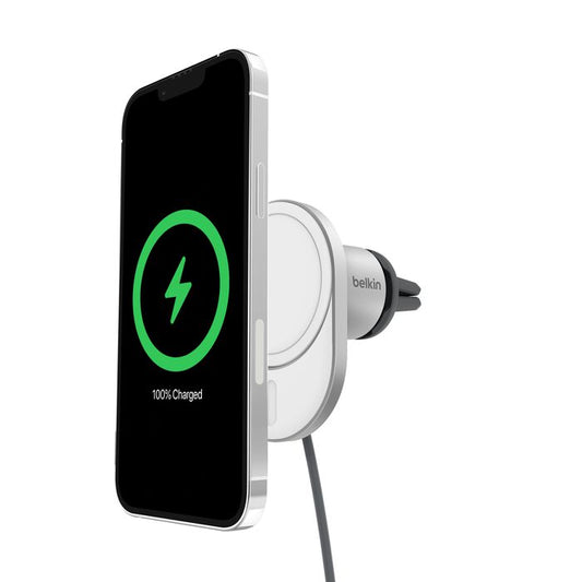 Belkin BOOST↑CHARGE Qi2 15W Magnetic Car Vent Mount (with car charger)