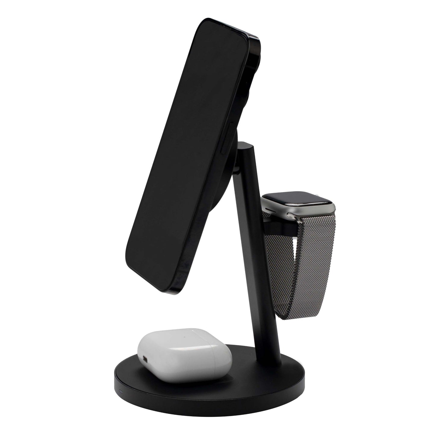 iStorm essentials 3-in-1 Wireless Charger Stand Black