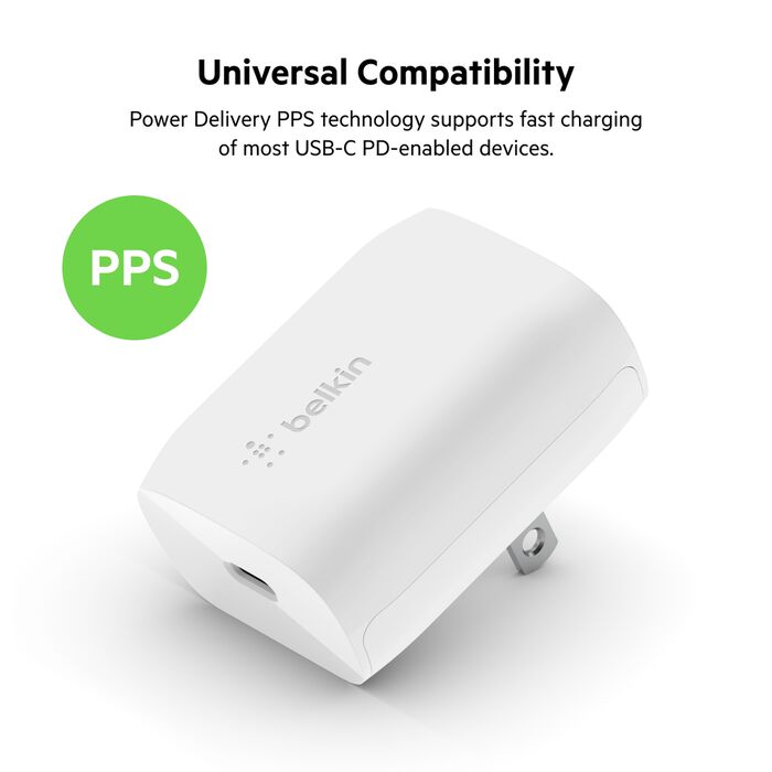 Belkin BoostCharge 20W USB-C PPS Home Charger
