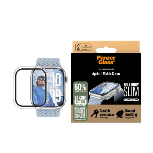 PanzerGlass Screen Protector Apple Watch Series 10 42mm - Clear