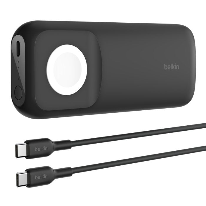 Belkin Power Bank 10K with Apple Watch Fast Charger - Black