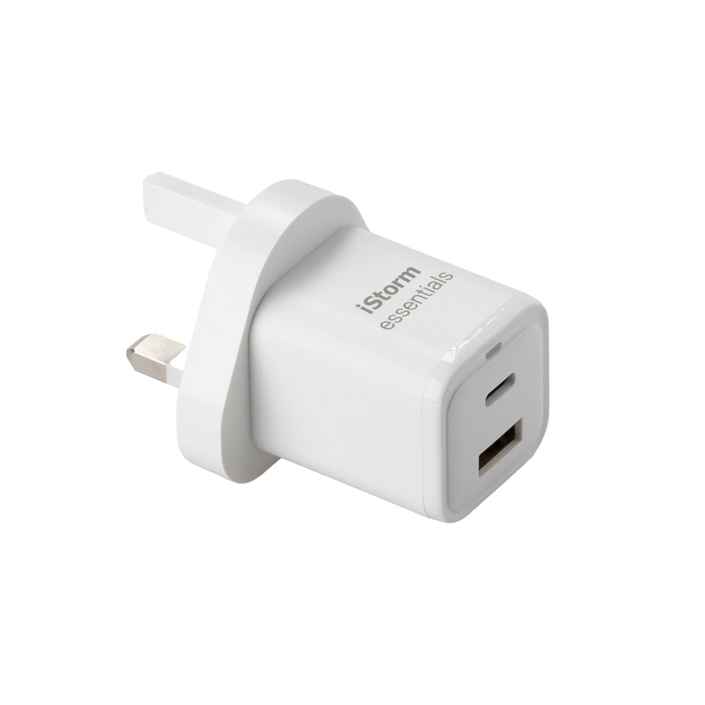 iStorm essentials 35W Power Adapter USB-C + USB-A UK