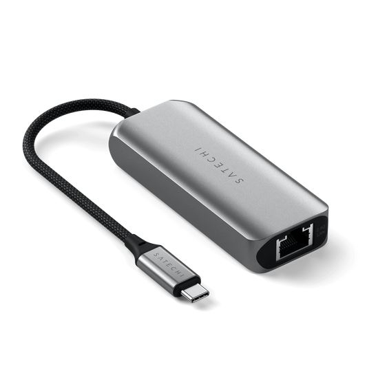 Satechi 4-in-1 USB-C Hub with 2.5 Gigabit Ethernet - Space Gray