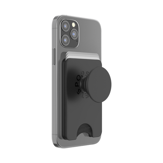PopSockets PopWallet+ with MagSafe - Black