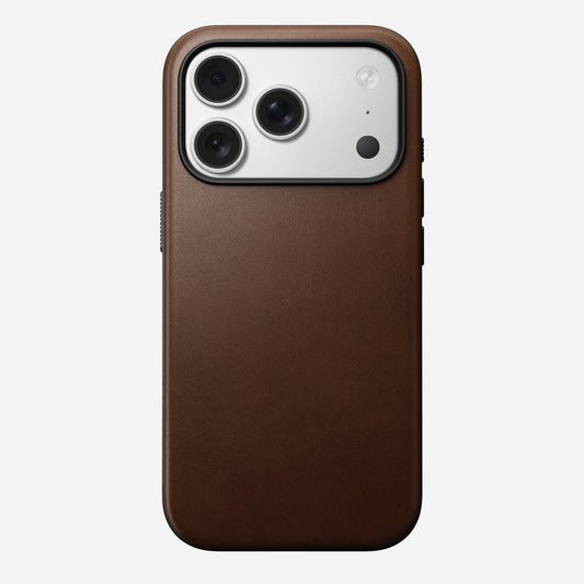 Nomad Modern Leather Case iPhone 17 Pro - Brown