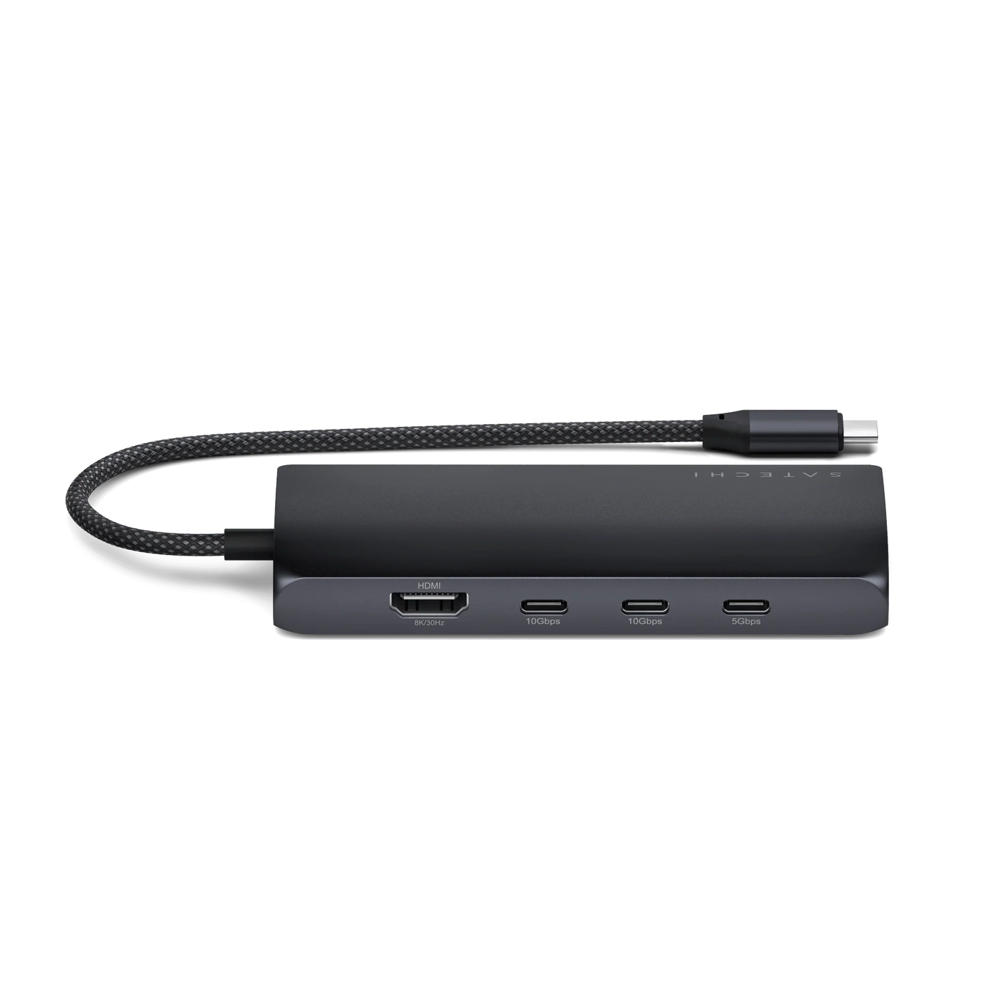 Satechi USB-C Multiport Adapter 8K with Ethernet V3 - Midnight