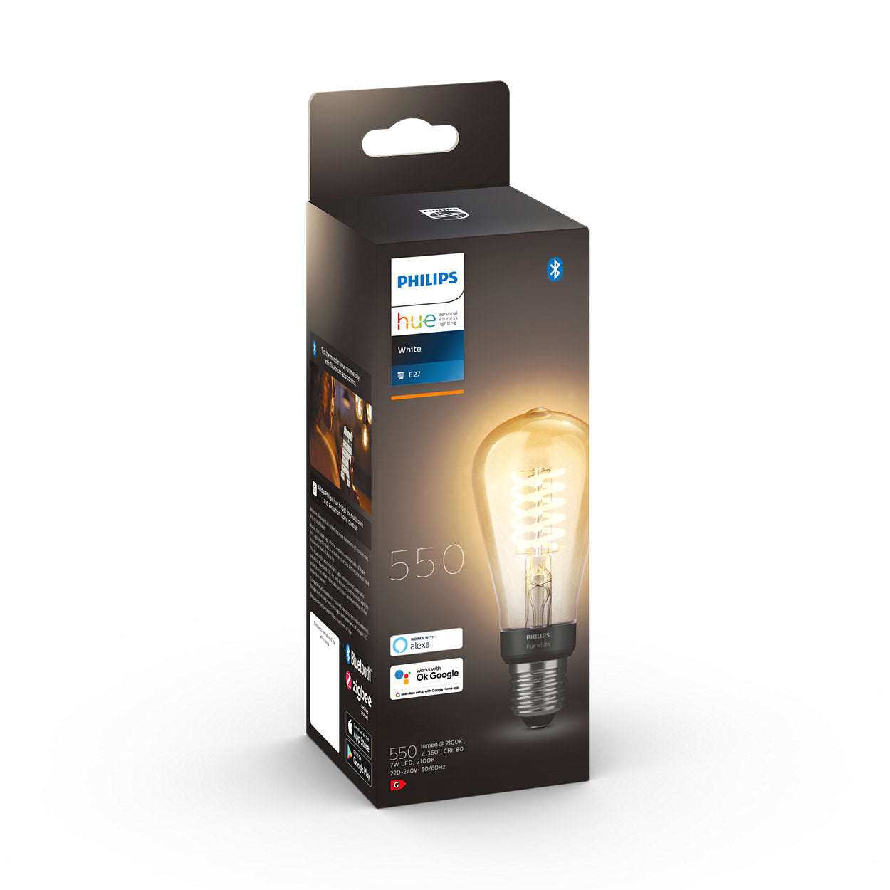 Philips Hue White Filament ST64 E27 (7W)