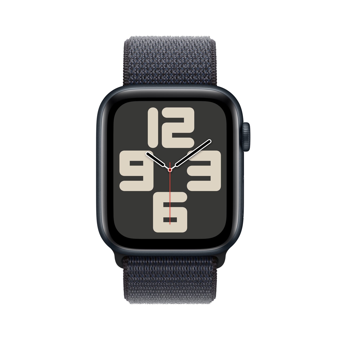 Apple Watch SE GPS 44mm Midnight Aluminum Case with Ink Sport Loop