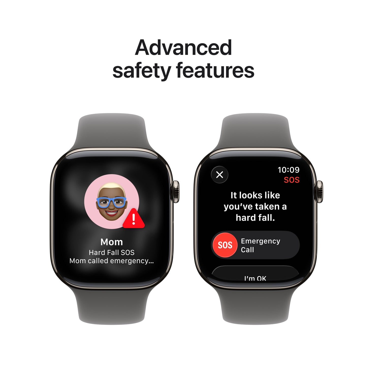 Apple Watch Series 11 GPS + Cellular 46mm Natural Titanium Case with Stone Grey Sport Band - M/L