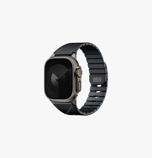 Uniq Fluo Magnetic Strap With Connector Bundle 49-40mm - Midnight Black