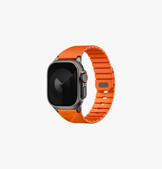 Uniq Fluo Magnetic Strap With Connector Bundle 49-40mm - Volt Orange