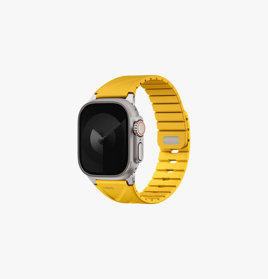 Uniq Fluo Magnetic Strap With Connector Bundle 49-40mm - Golden Yellow