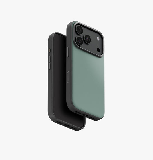 Uniq Lyden DS Vegan Leather iPhone 18 Pro Case - Sage Steel