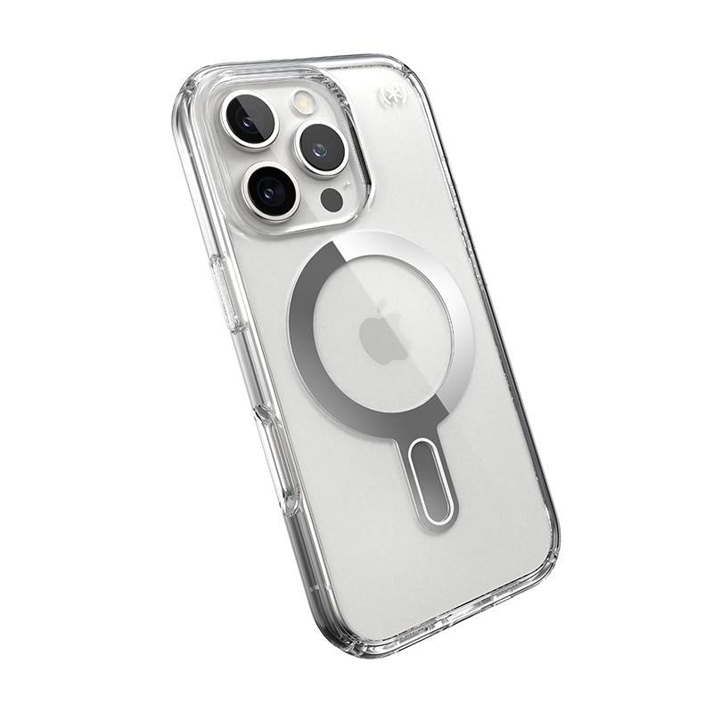 Speck Presidio Perfect-Clear MagSafe with ClickLock - iPhone 16 Pro Max