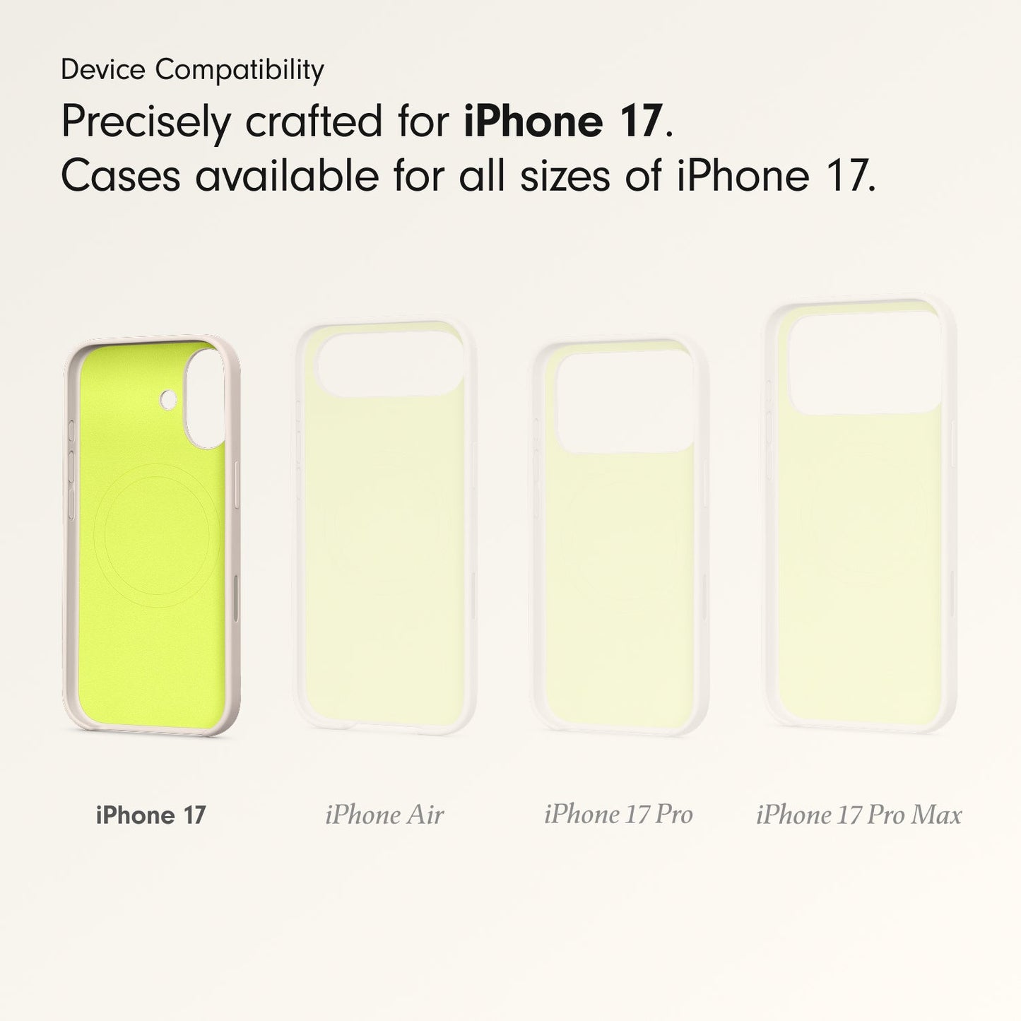 Beats iPhone 17 Case with MagSafe and Camera Control — Lime Stone
