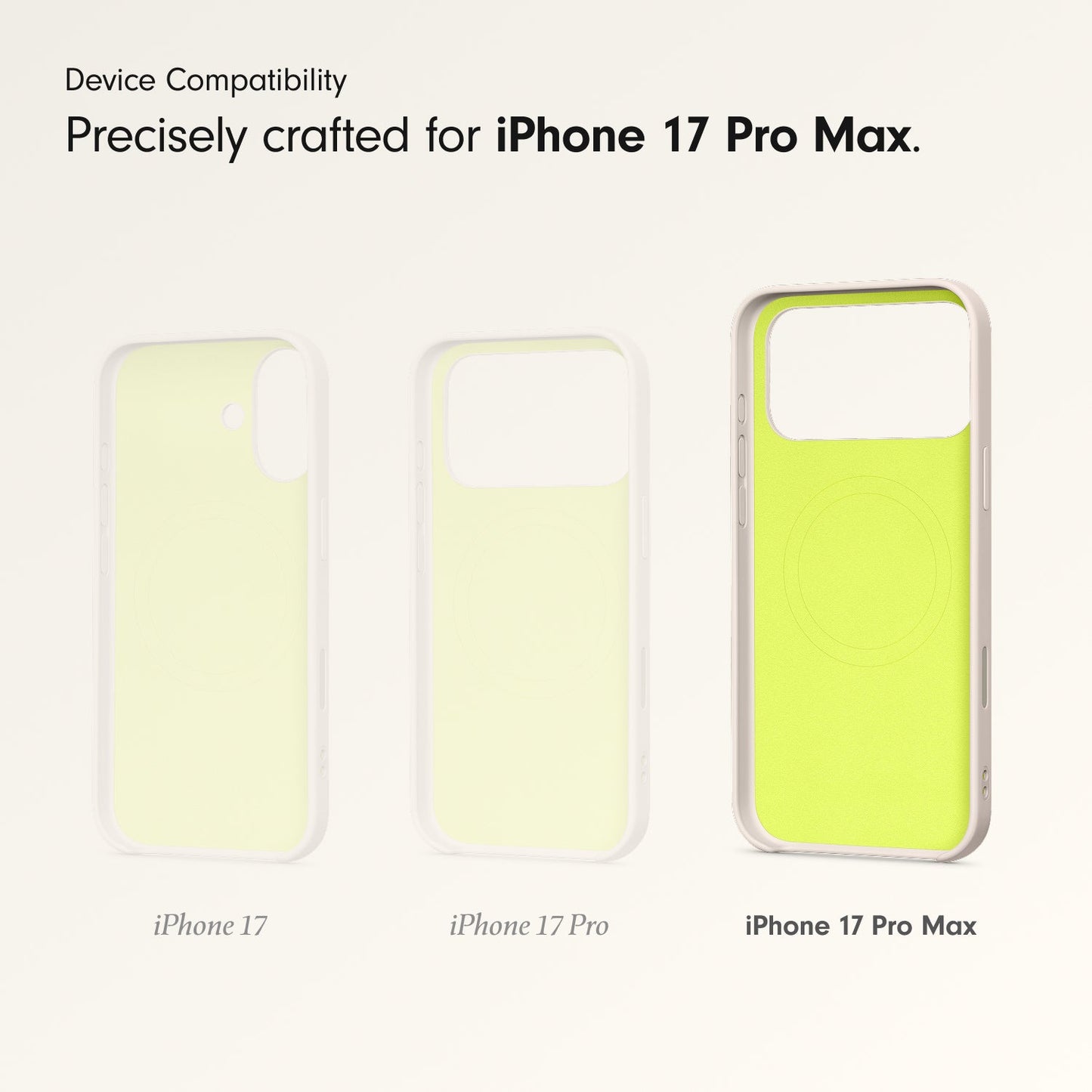 Beats iPhone 17 Pro Max Kickstand Case with MagSafe and Camera Control - Lime Stone