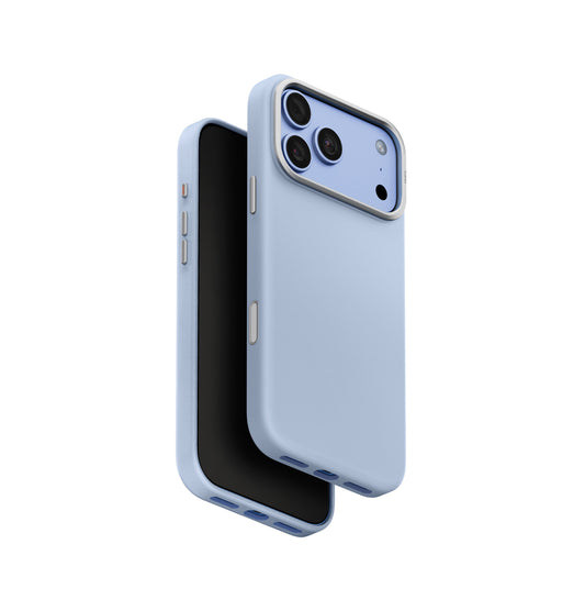 Uniq Lyden Vegan Leather iPhone 18 Pro Max Case - Frost Blue