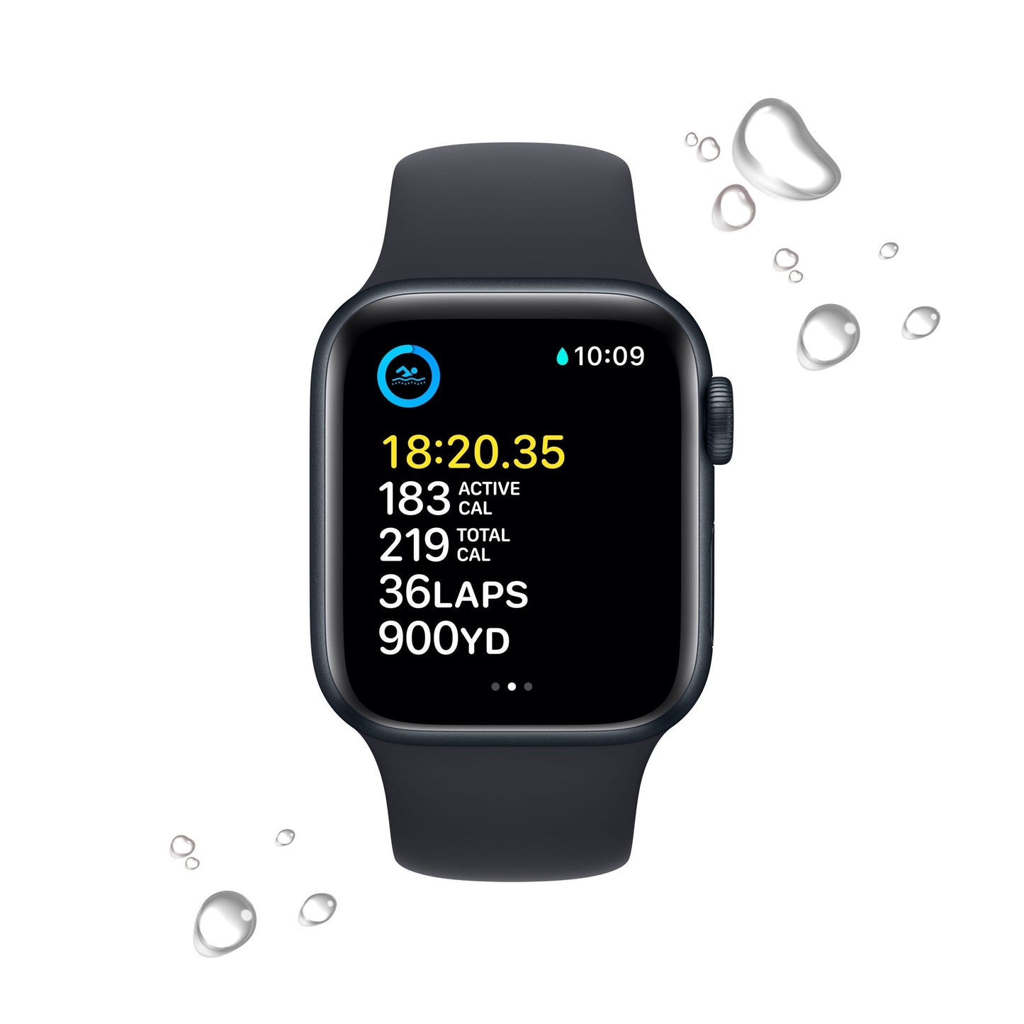 Apple Watch SE GPS + Cellular, 40mm Midnight (2022)