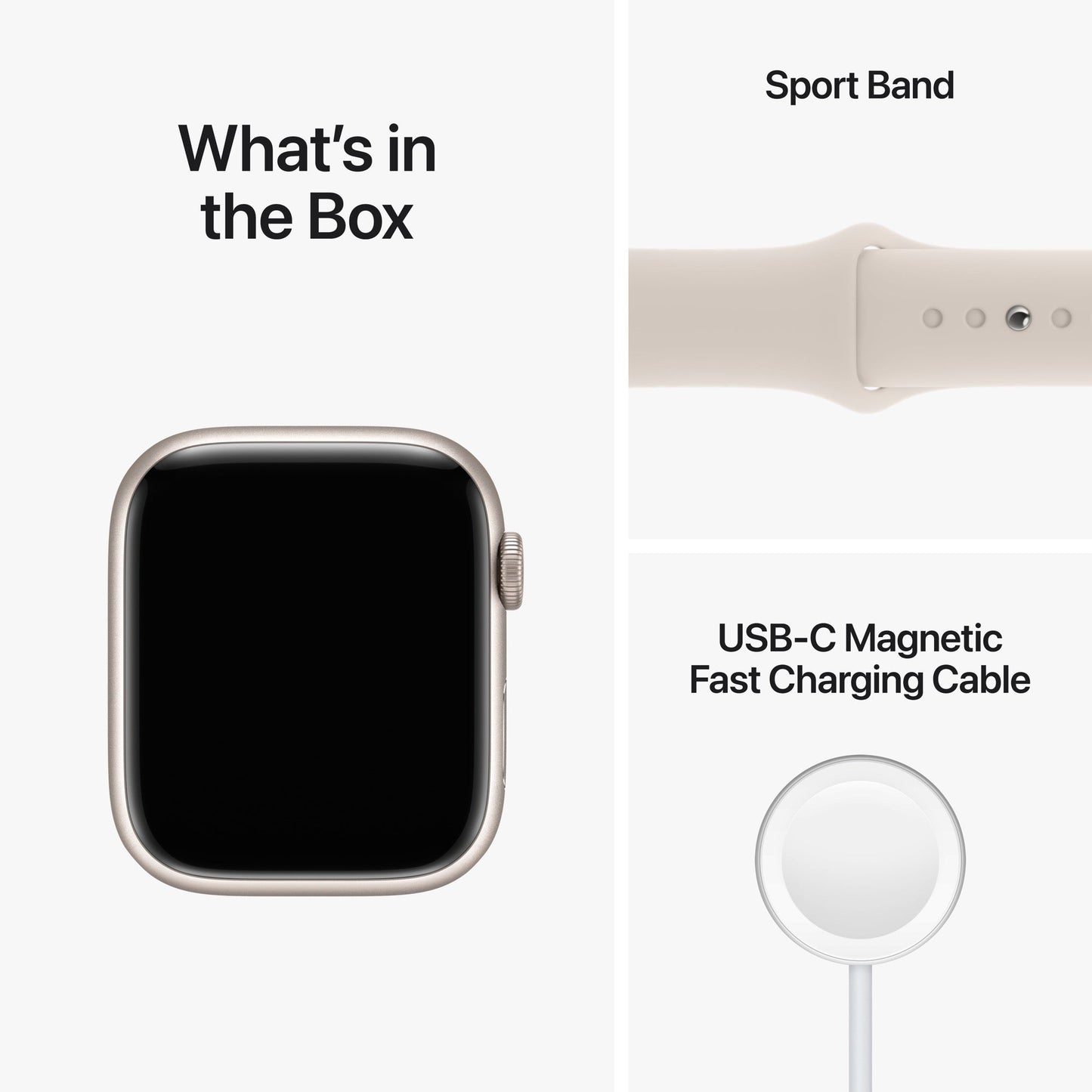 Apple Watch Series 8 GPS, 45mm Starlight