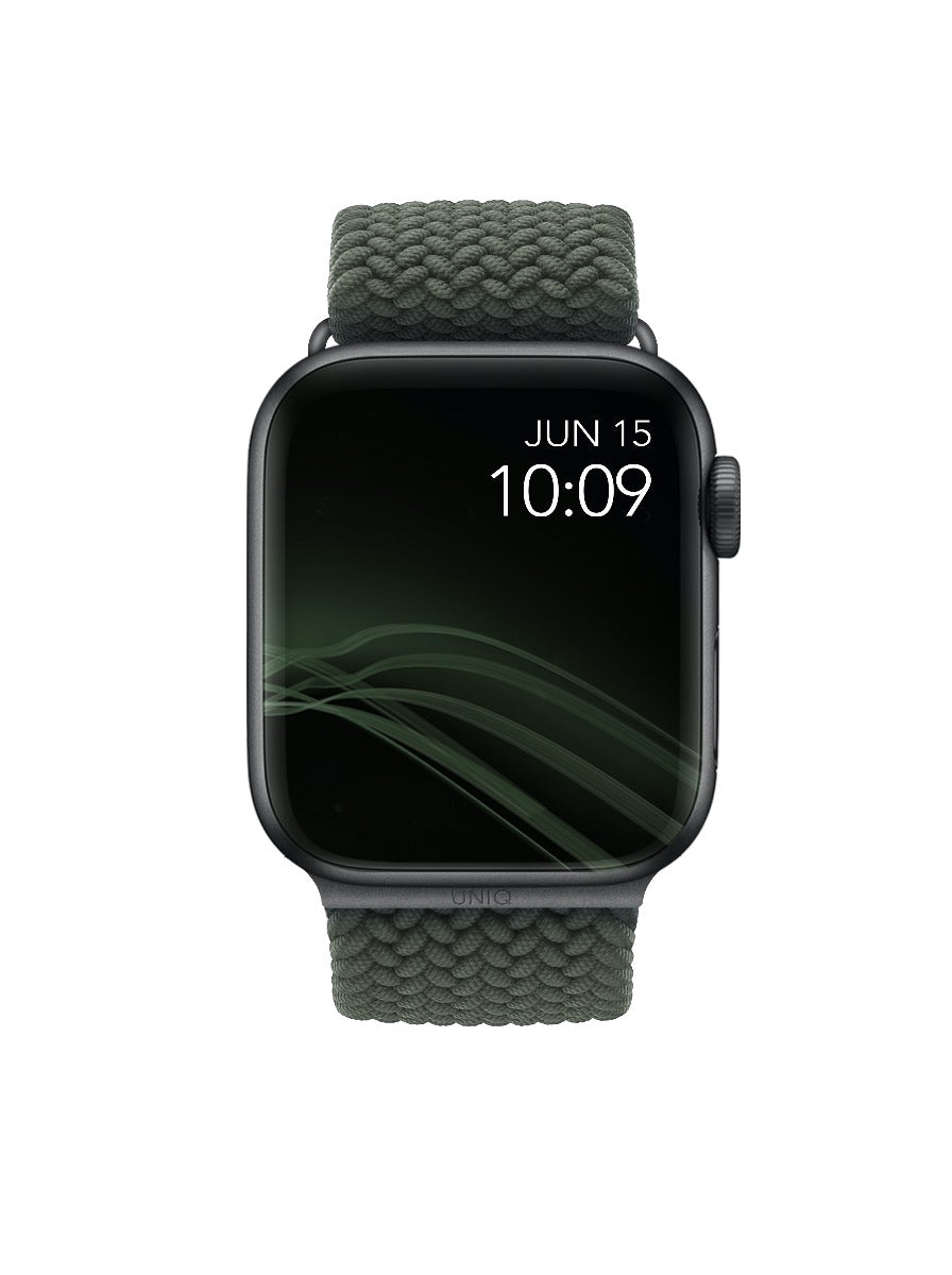 Uniq Aspen Braided Loop Band for Apple Watch 44/42mm - Green
