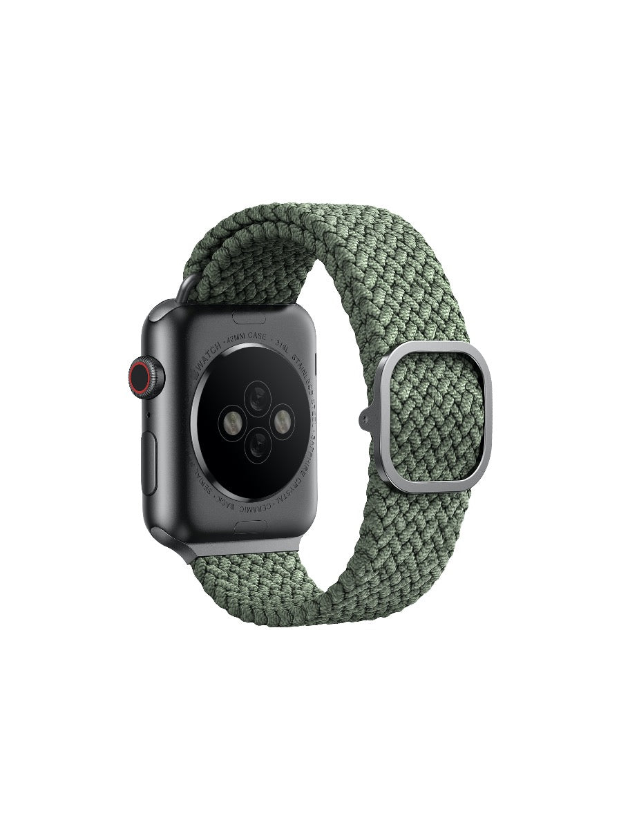 Uniq Aspen Braided Loop Band for Apple Watch 44/42mm - Green