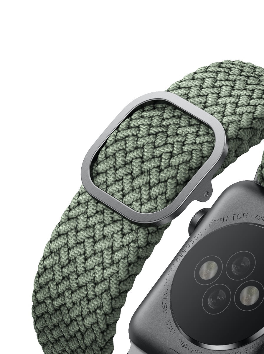 Uniq Aspen Braided Loop Band for Apple Watch 44/42mm - Green