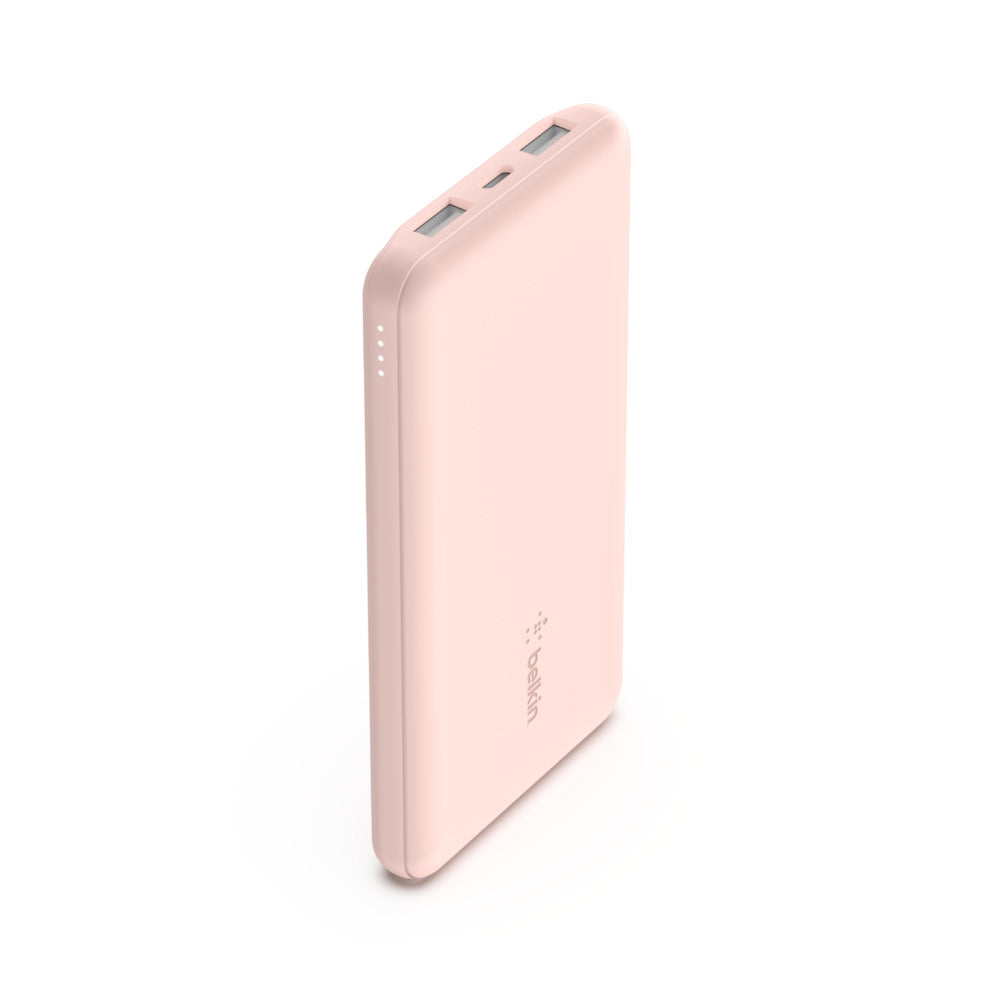 Belkin BOOST↑CHARGE™ 3-Port Power Bank 10K - Rose Gold