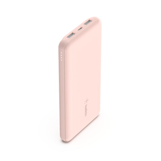 Belkin BOOST↑CHARGE™ 3-Port Power Bank 10K - Rose Gold
