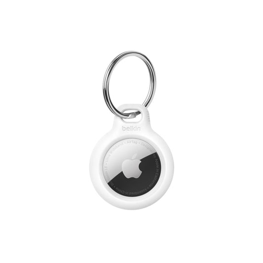Belkin Secure Holder with Key Ring for AirTag - White