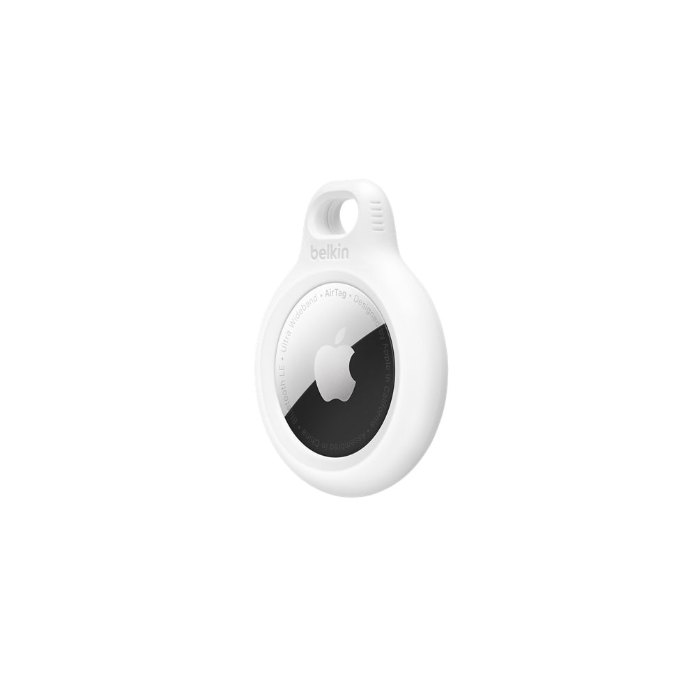 Belkin Secure Holder with Key Ring for AirTag - White