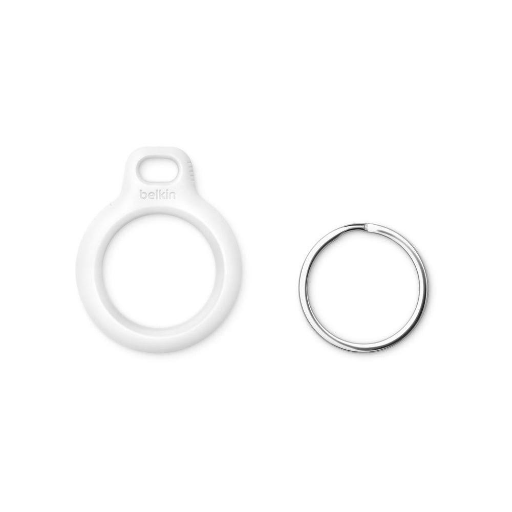 Belkin Secure Holder with Key Ring for AirTag - White