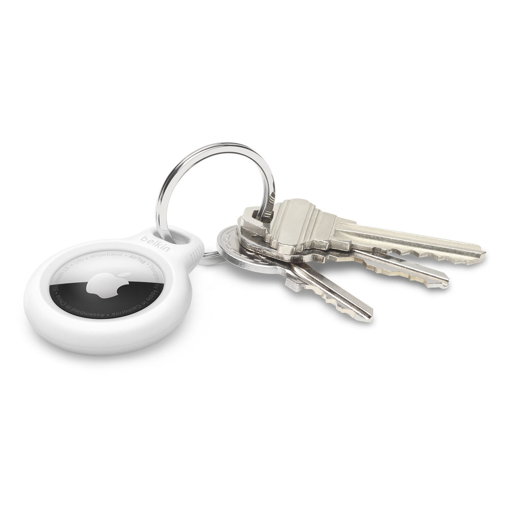 Belkin Secure Holder with Key Ring for AirTag - White