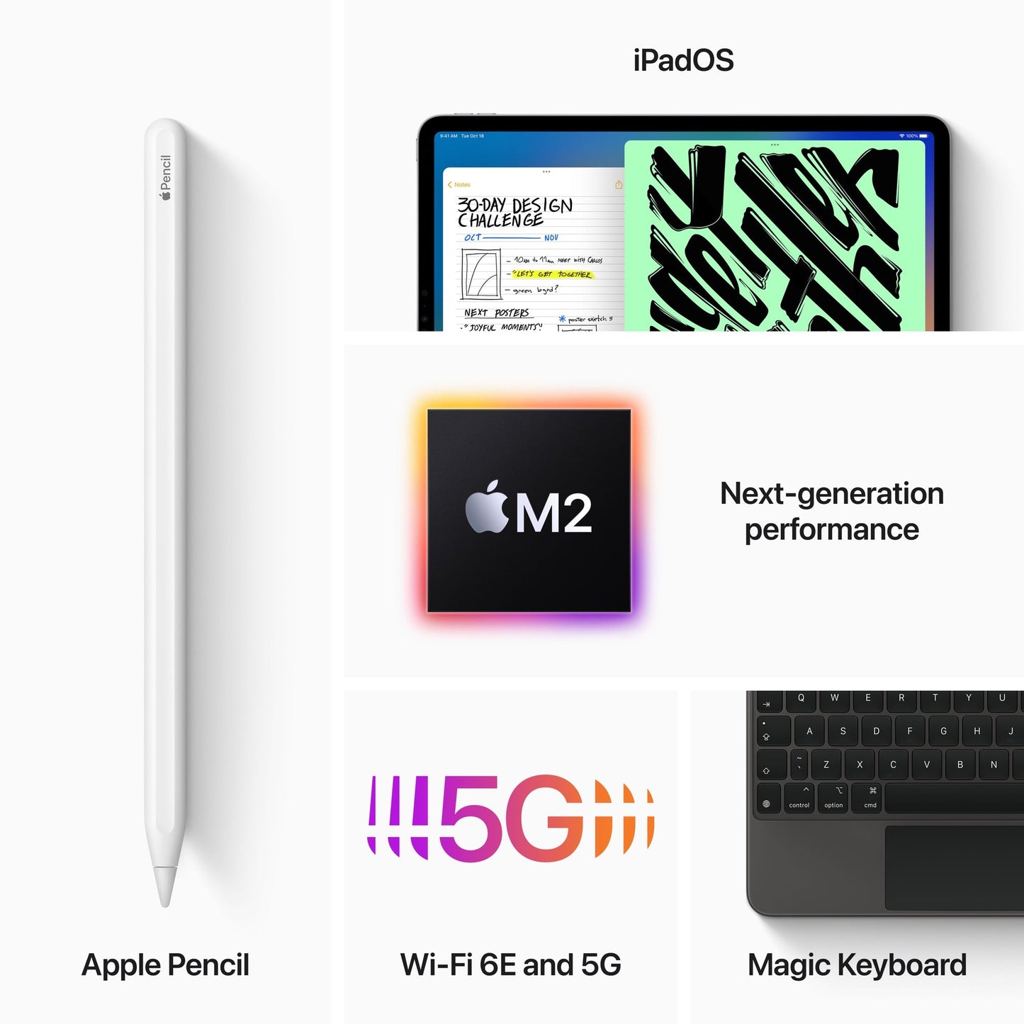 iPad Pro 12.9-inch Wi-Fi + Cellular 128GB (2022) - Space Gray