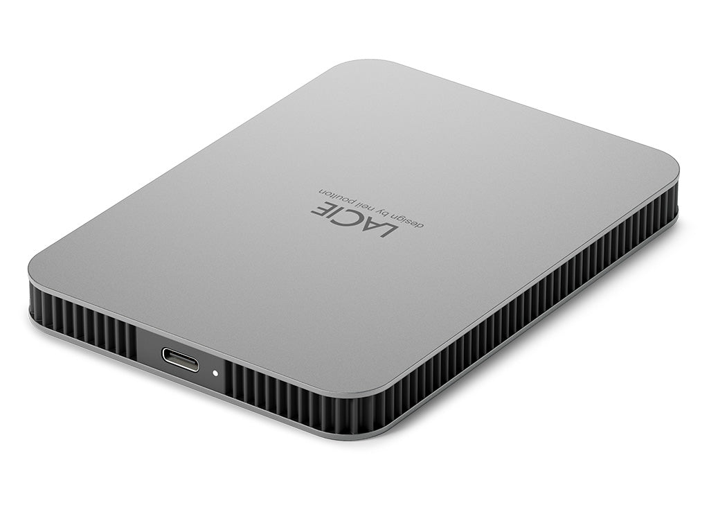 LaCie Mobile Drive USB-C, 2TB - Moon Silver