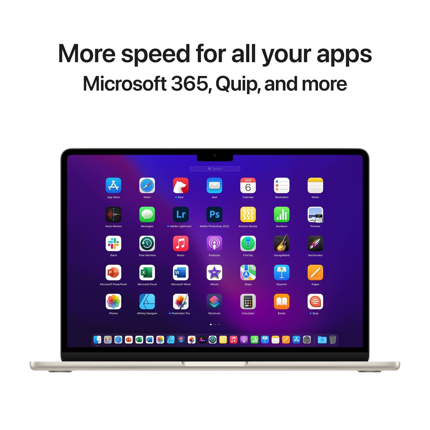 MacBook Air Apple M2, 256GB - Starlight (35W Dual Plug)