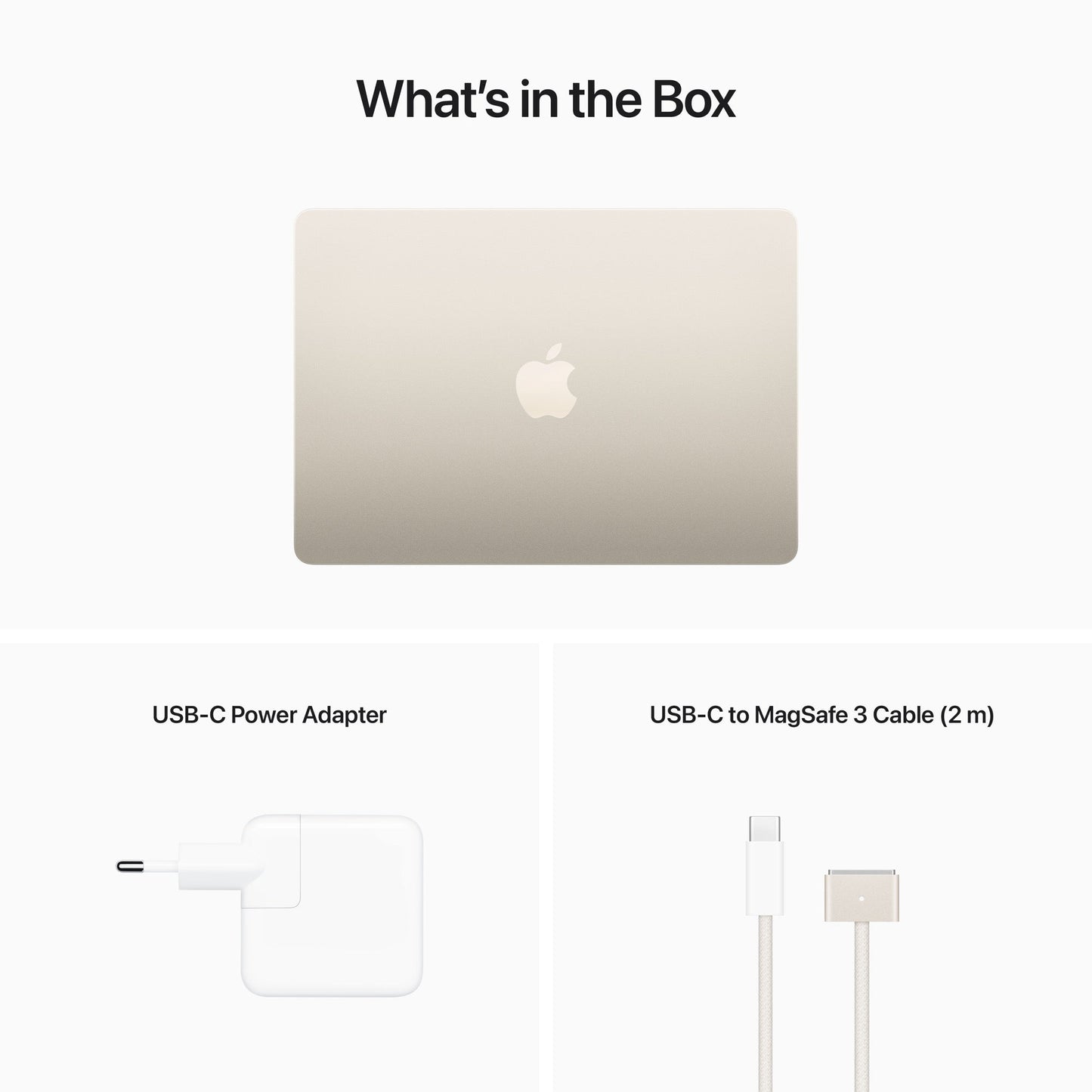 MacBook Air Apple M2, 256GB - Starlight (35W Dual Plug)