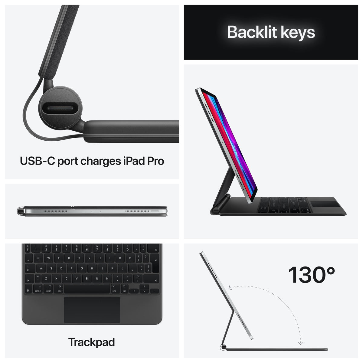 Magic Keyboard for iPad Pro 11-inch / iPad Air (4th/5th gen) - International English - Black