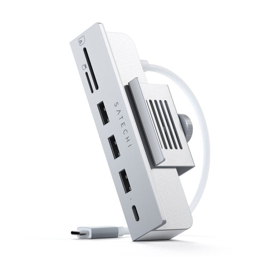 Satechi USB-C Clamp Hub for iMac 24-inch - Silver