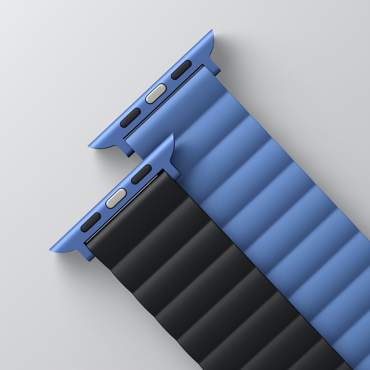 Uniq Revix Magnetic Silicone Band for Apple Watch 41/40/38mm - Blue/Black