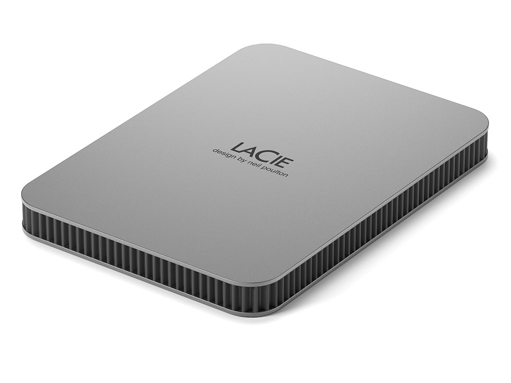 LaCie Mobile Drive USB-C, 2TB - Moon Silver