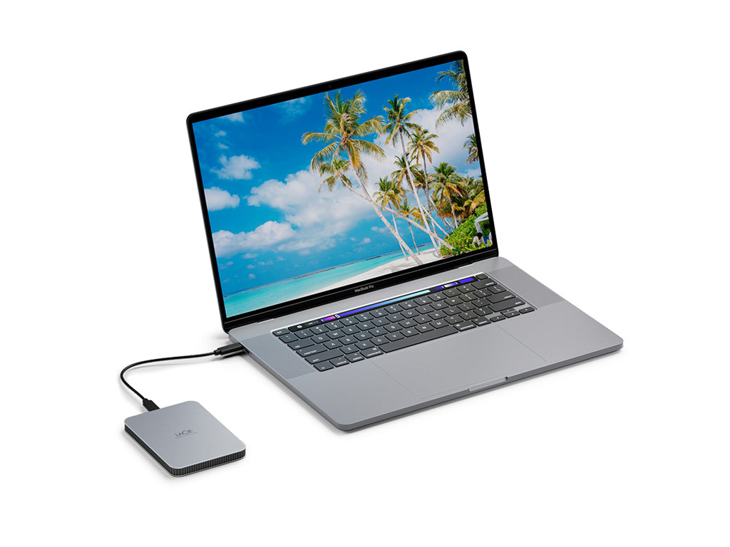 LaCie Mobile Drive USB-C, 2TB - Moon Silver