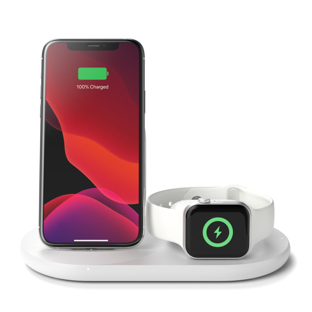 Belkin BOOST↑CHARGE™ 3-in-1 Wireless Charger - White