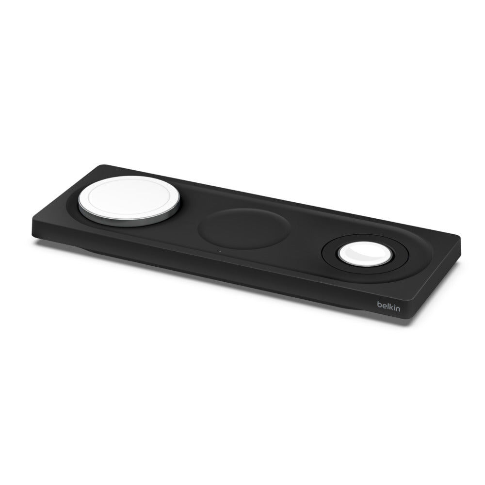 Belkin BOOST↑CHARGE PRO 3-in-1 Wireless Charging Pad with MagSafe - Black